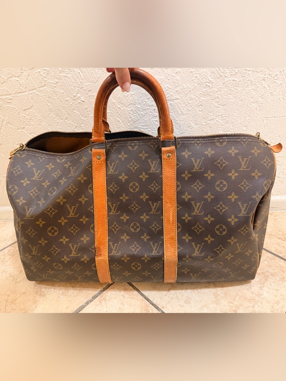 Vintage Louis Vuitton 50 Keepall Travel Duffel - Picture 5 of 10